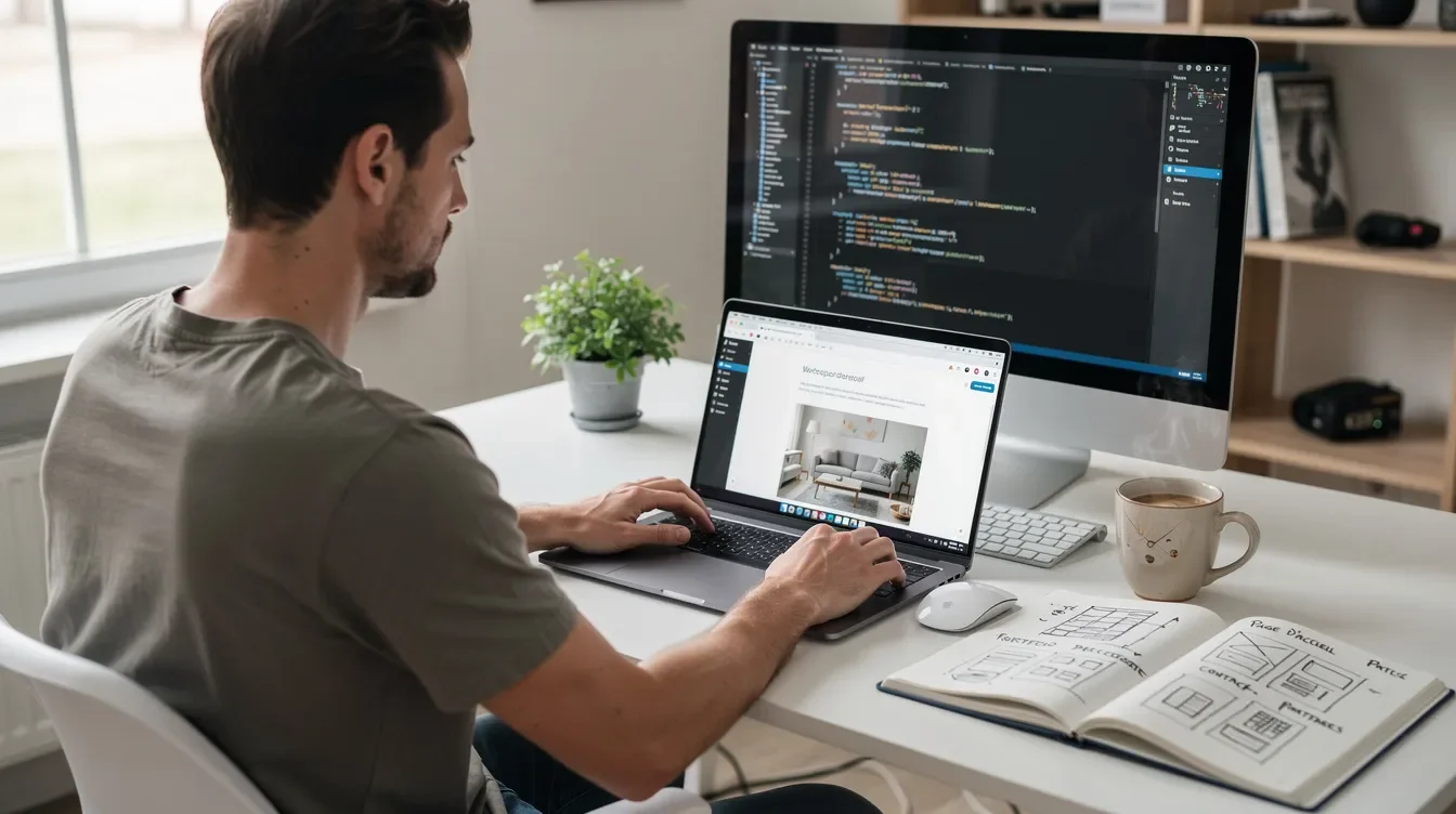 Illustration — Freelance WordPress : comment je crée et optimise votre site web en 2026