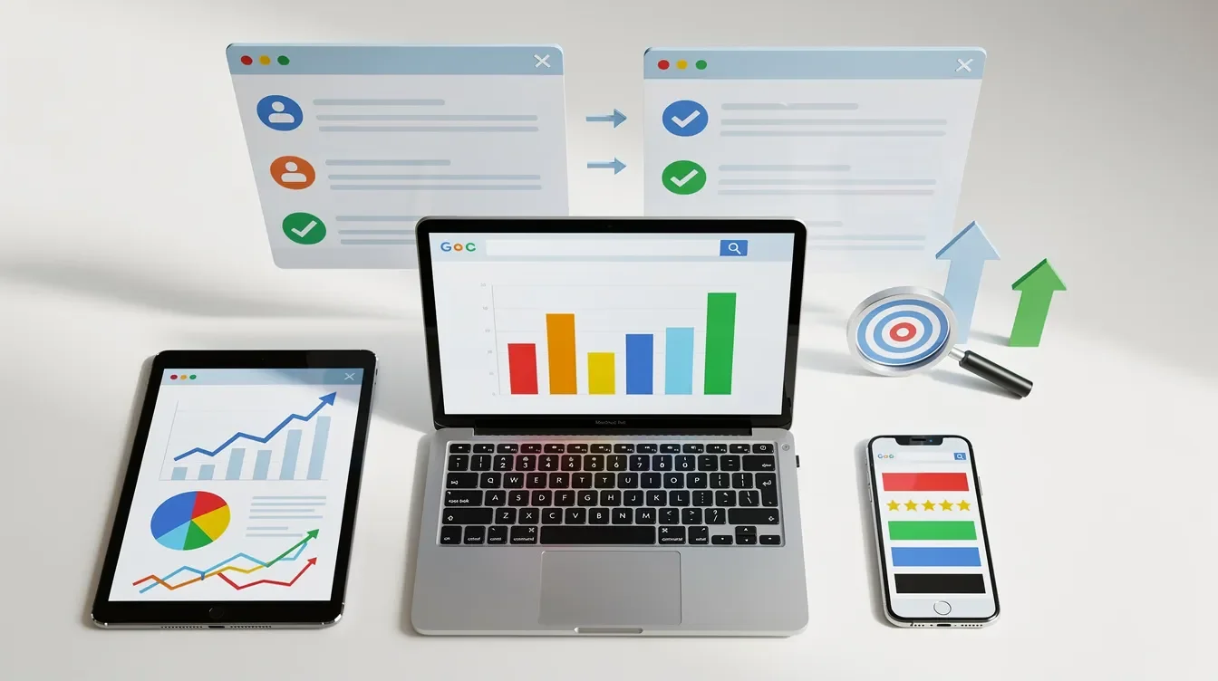 Plan d'action SEO pour améliorer la visibilité d'un site sur Google