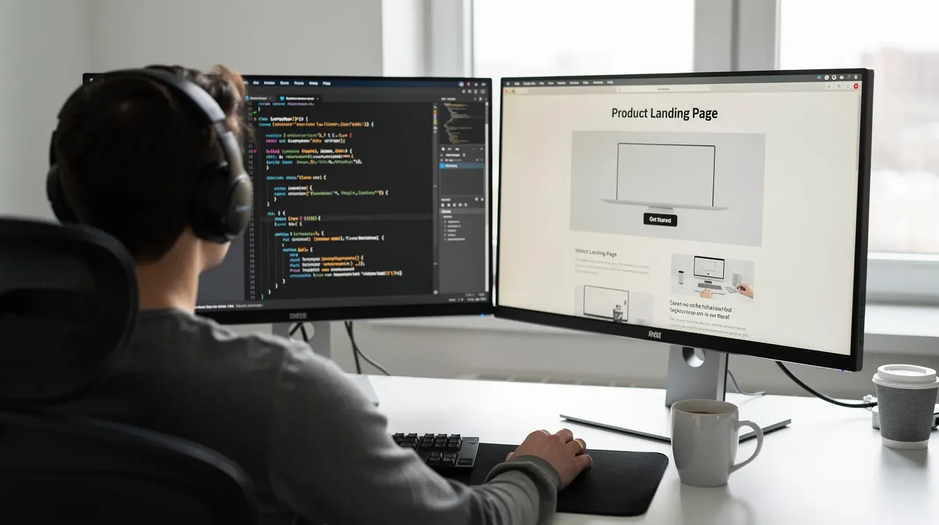 Étapes du processus de création d'un site vitrine professionnel en deux semaines