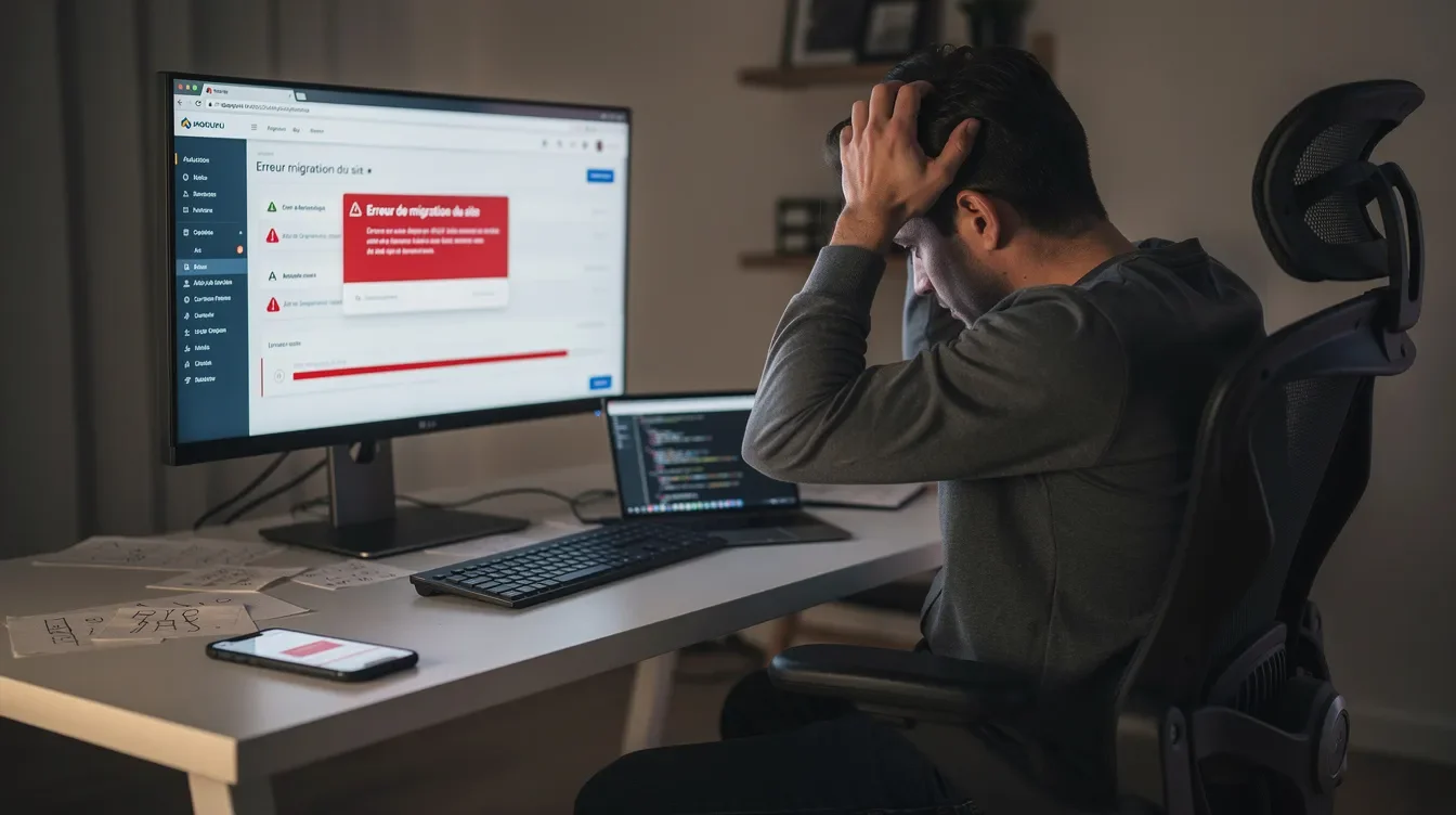 Schéma de migration d'un site Wix vers WordPress en conservant le référencement