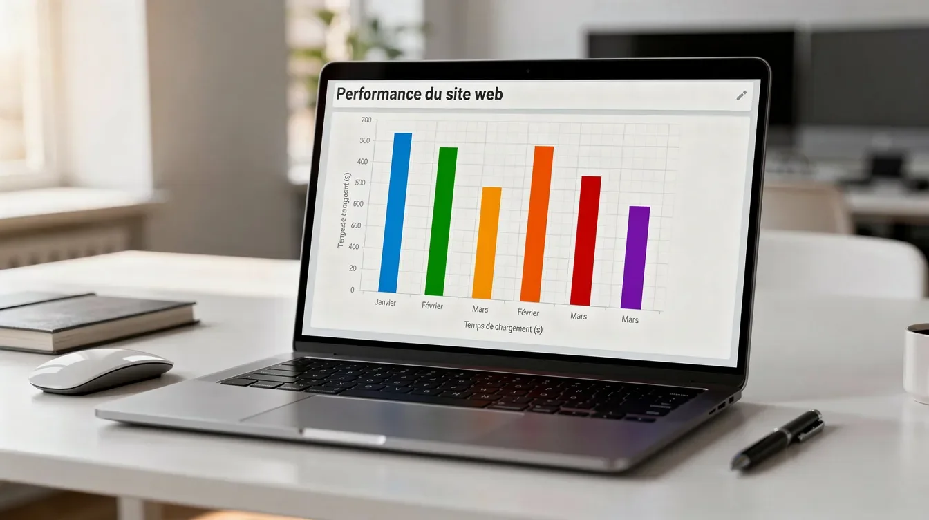 Encadré des Core Web Vitals avec les indicateurs LCP, INP et CLS au vert